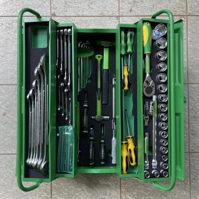 mekanik tool set 66 pcs TEKIRO tools box set / peralatan perkakas
