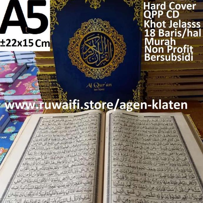 Termurah / Hot Sale Al-Qur'An 30 Juz Quran Wakaf Hafalan Murah A5 A6 A7 Hard Qpp Madinah