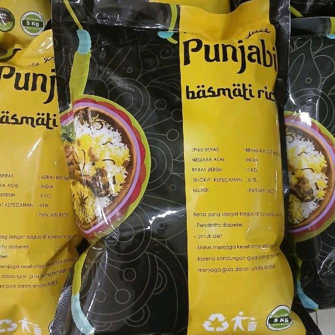Beras basmati PUNJAPI asli dari arab Saudi isi 5 kg