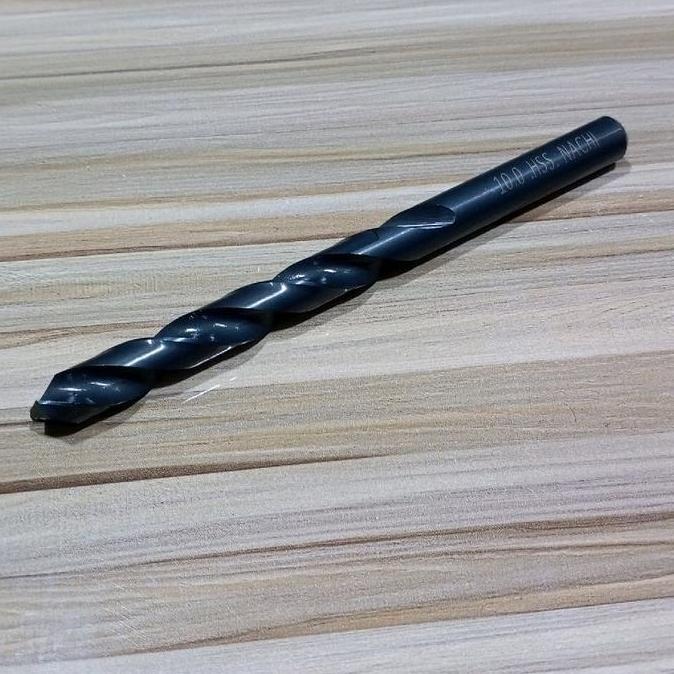 TERBARU! Mata Bor Besi Nachi 10mm Drill HSS Japan Original Nachi 10.0 mm Bekas Mulus 1x Pakai