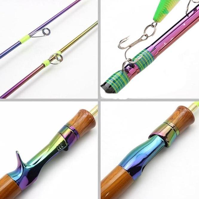 Gudang Miami Joran Pancing Ultralht 1.65M 1.80M Joran Spinning Casting Fishing Rod Pancing Ujung Pad