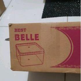 12 pcs toples kue kering 500 gram toples lebaran toples mika bening toples kotak 250gram toples bula