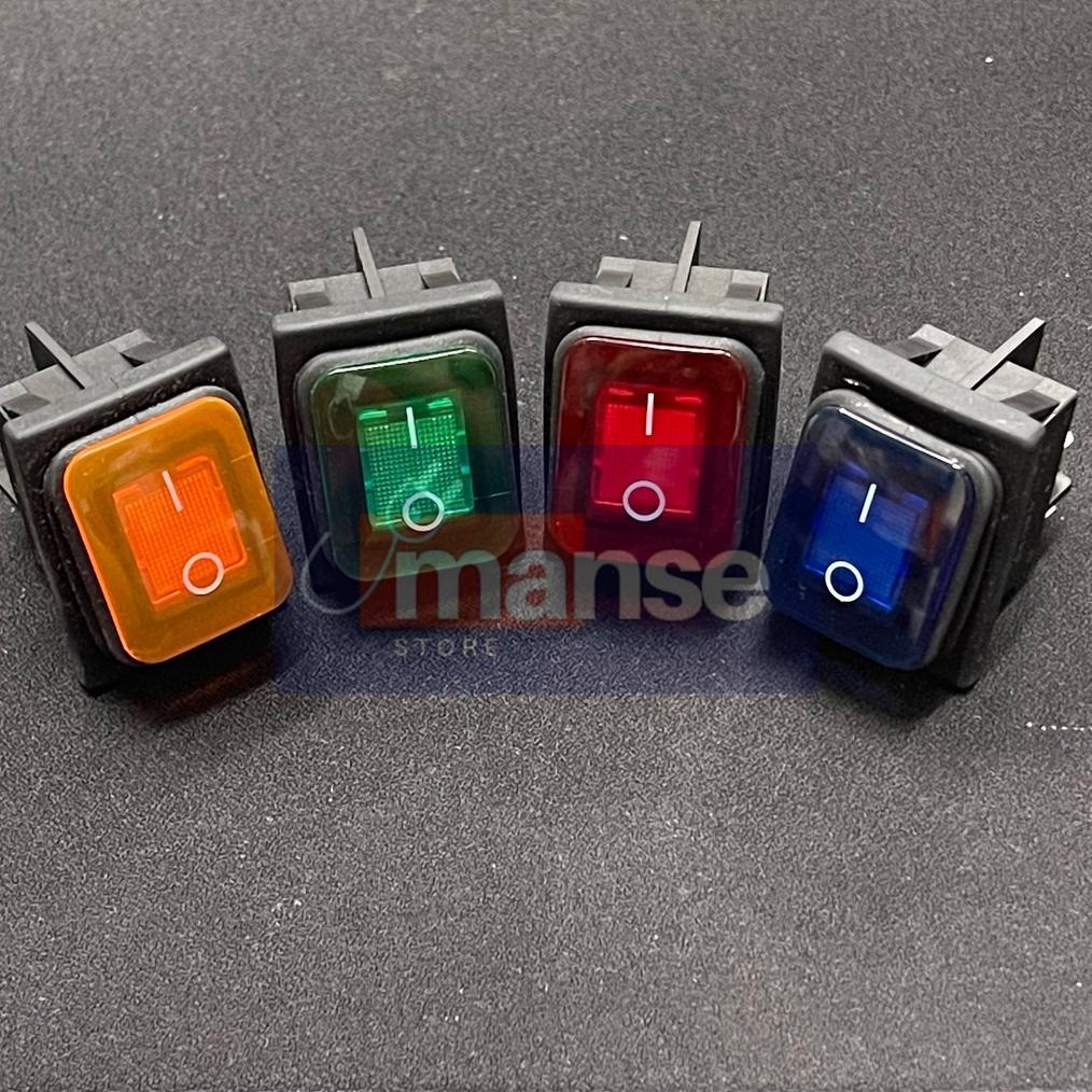 Saklar 4 Kaki On Off 30A Waterproof / Switch 4 Pin 30A Besar Anti Air