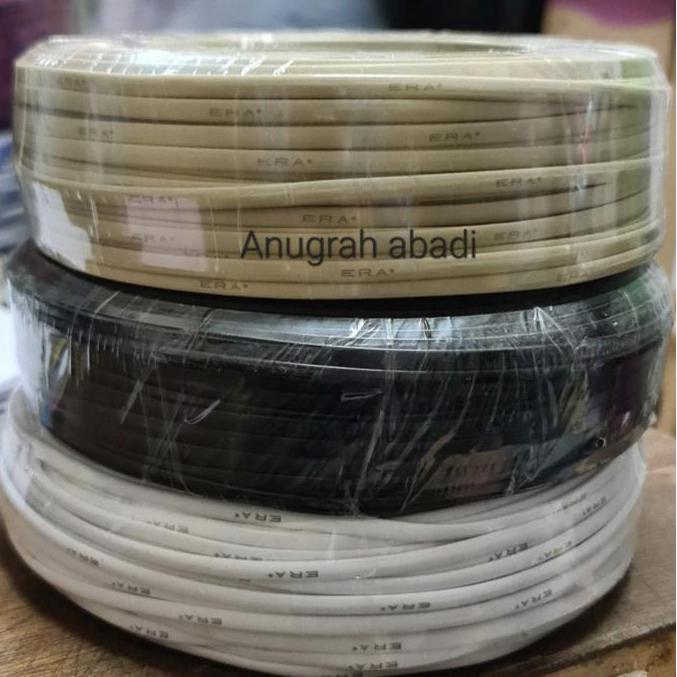 QIVAMABONUE  - KABEL TELEPON GEPENG ISI 4 / KABEL KONEKTOR TELEPON / KABEL ROSET /