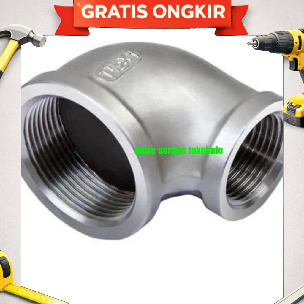 Reducer Elbow Stainless Drat 2 X 1"(Inch)/V-Sok Elbow Stainless