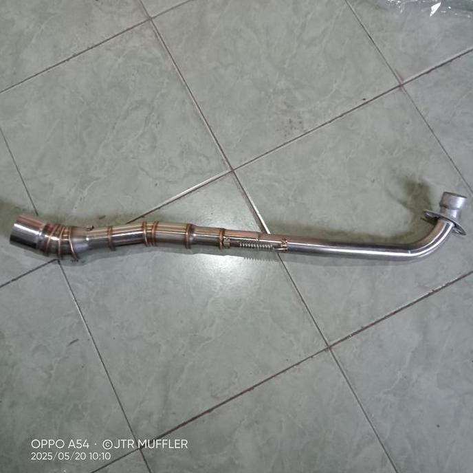 leher leheran knalpot Supra fit old-new inlet 50mm