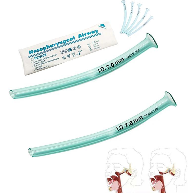 Disposable Medical Nasopharyngeal Airway Nasopharyngeal Duct Nasal Airway Tube Health Care For Uncon