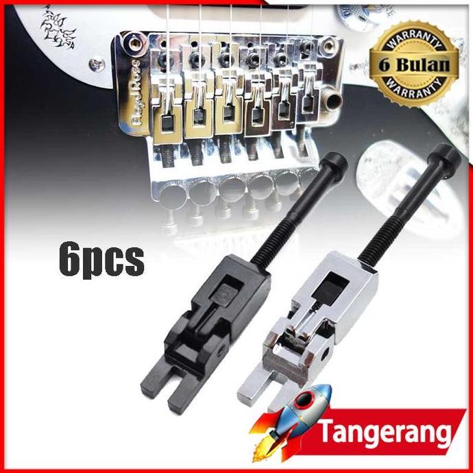 RETEKNO 6pcs Saddle Tremolo Floydrose Saddle Bridge Sadel Tremolo Bridge Gitar