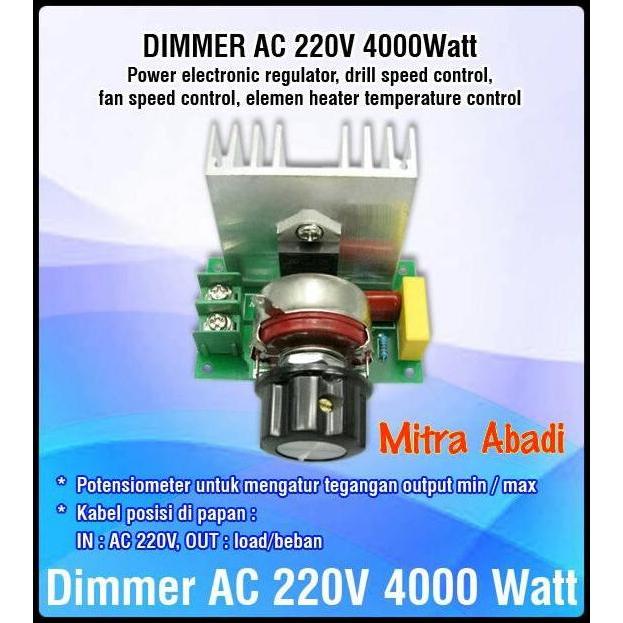 Autopic- Dimmer Ac 220 Volt 4000 Watt