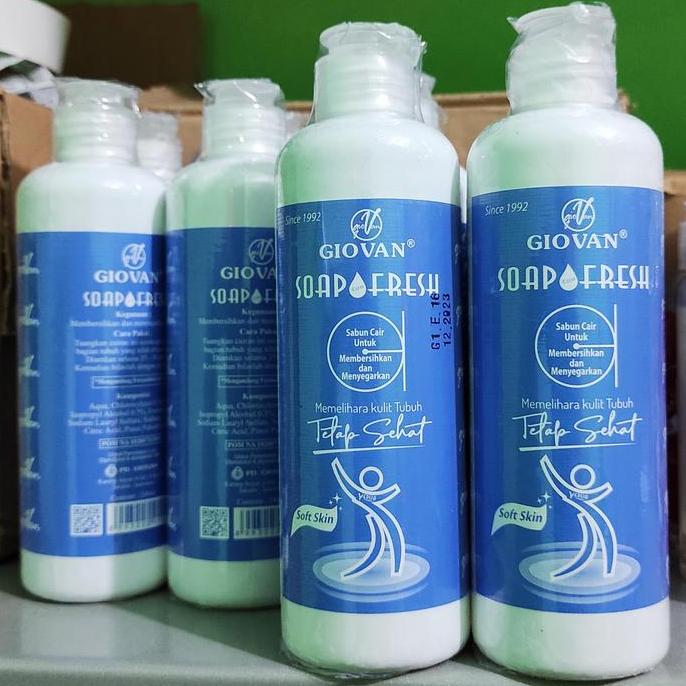 Yupp- Giovan 250Ml Sabun Giovan Healthy Life Style Soap Fresh Mandi