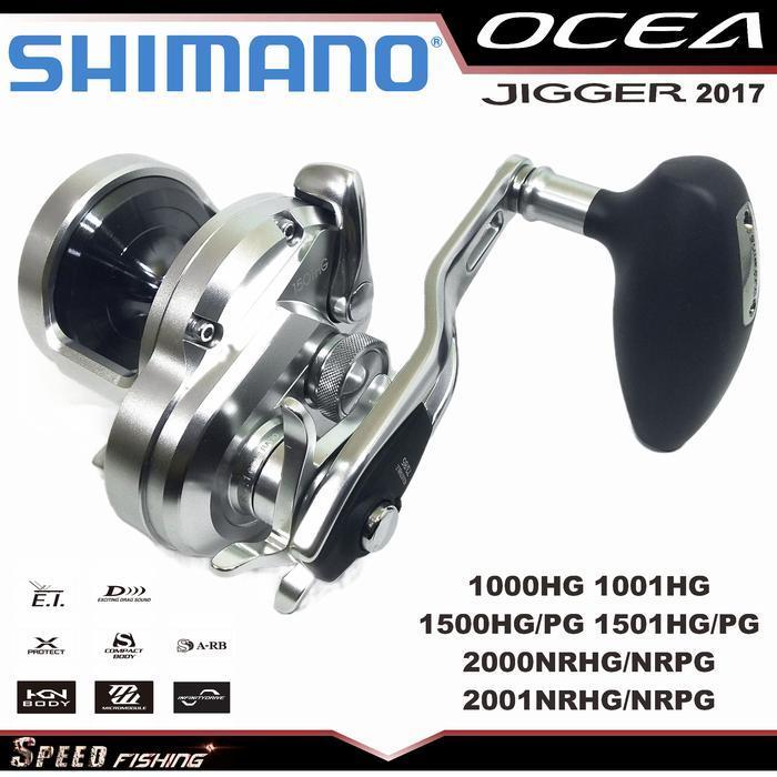 (Diskon) Reel Shimano Ocea Jigger 1501 1500 2000 2001 Pg Hg Oj 2017 Bestseller