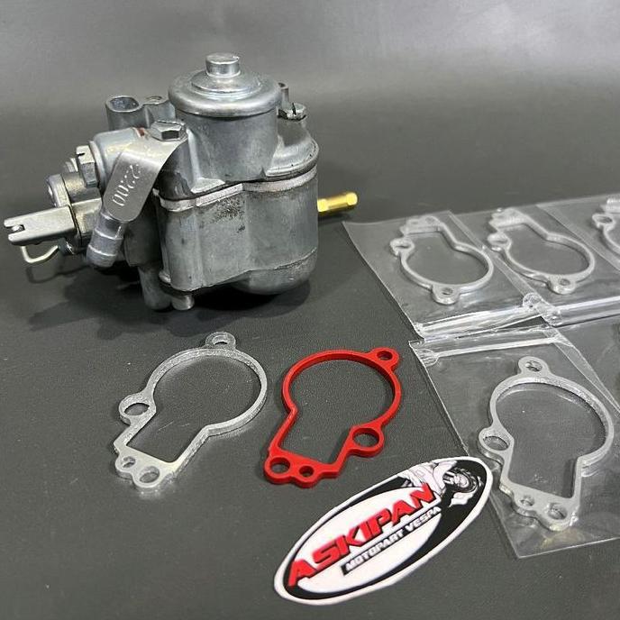 Perpak Paking packing Aluminium 3mm deksel karburator karbu carburator Vespa Racing largeframe super