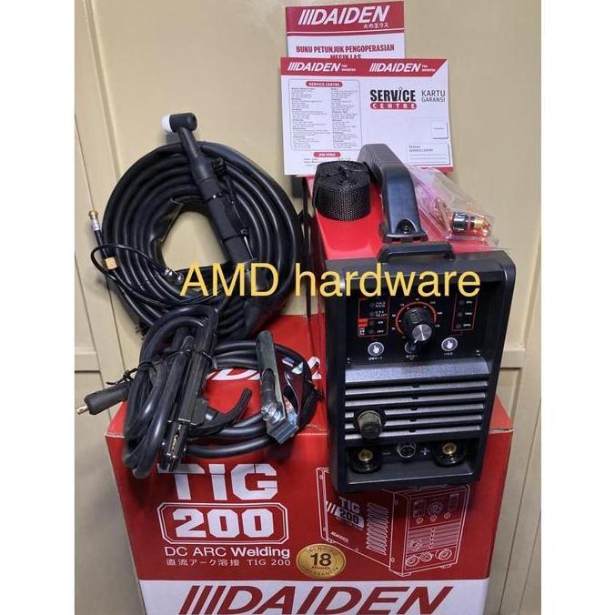Procing- Mesin Las Argon Tig 200 Pulse Daiden Original Japan Tigi200 Stainless