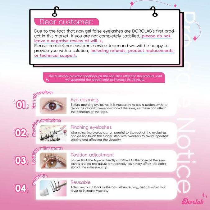 Bytwll- Dorolab Wonderland Series TinmanBulu Mata Palsu Pemula Bebas Lem Tidak Perlu Menggunakan Lem