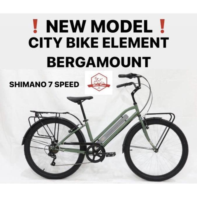 Terlaris Sepeda City Bike Element Bergamont 26 Inch Bergamount London Taxi New