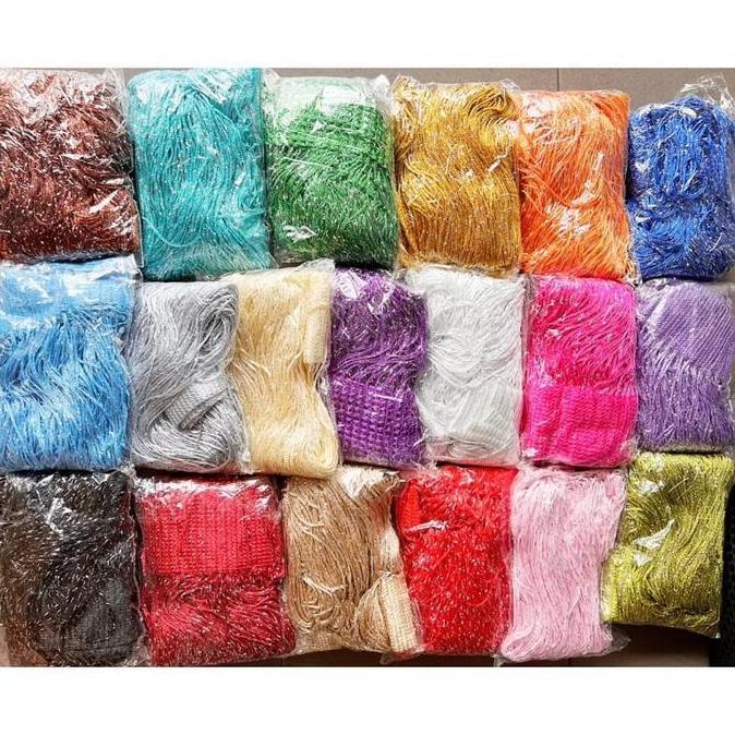 Fmly- Tirai Benang Gliter , Tirai Dekorasi, Tirai Pintu Jendela Kolong Dapur