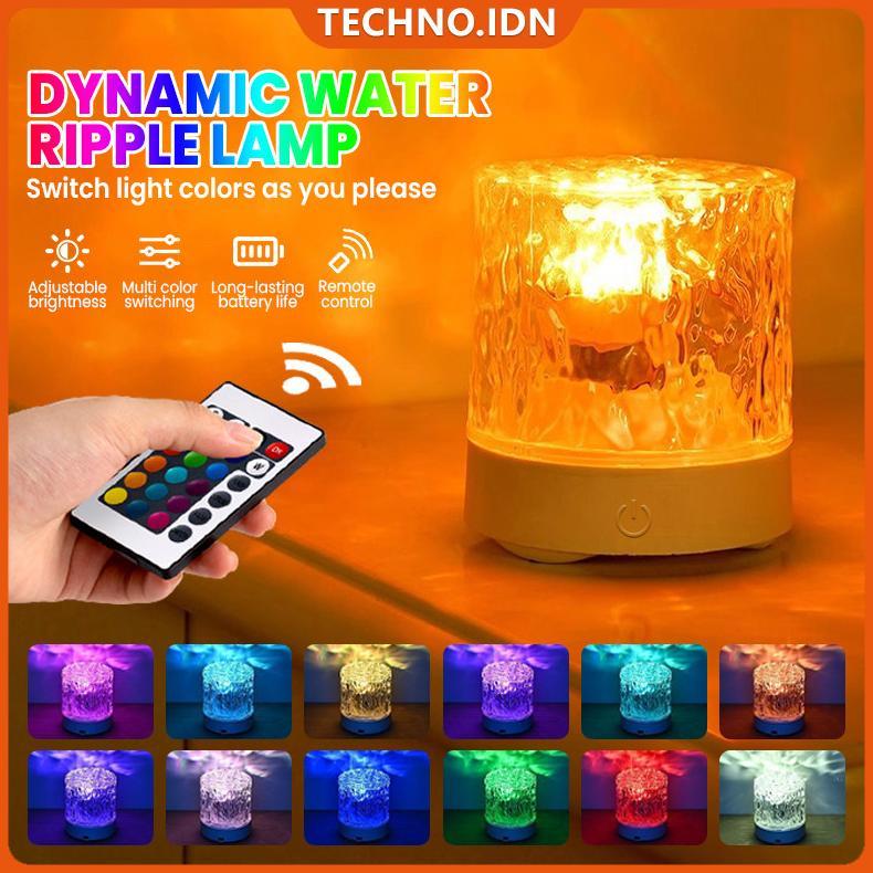 RGB Lampu Proyektor Aurora Lampu Led Kamar Lampu Tidur Remot Kontrol