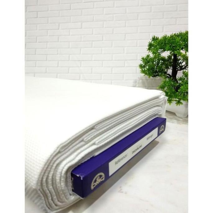 New | Kain Kristik Aida Dmc 14Ct - Blanc White Putih