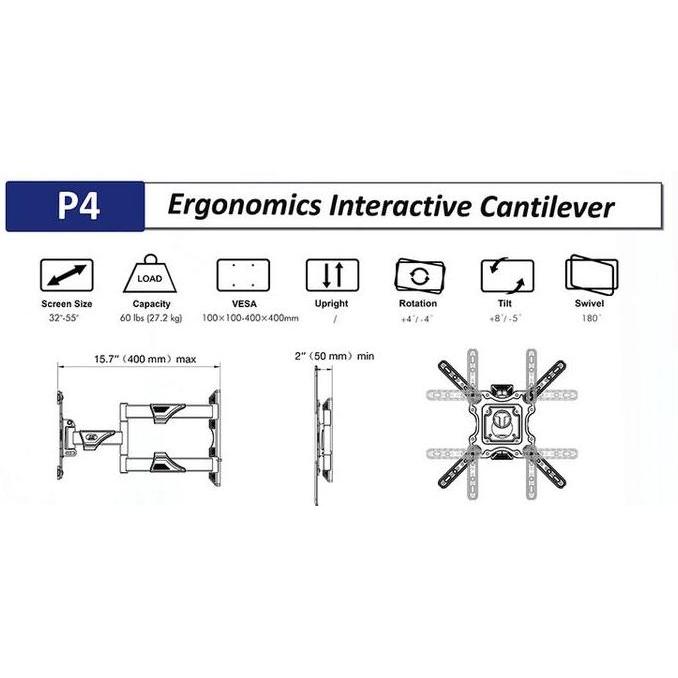 Onair- Bracket Tv Lcd Led Bracket Tv Bracket Tv Bracket Tv D400F