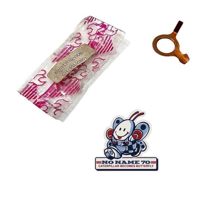 Plat Kuningan Switch Netral Honda Cb100 Cb125 Gl100 Gl125