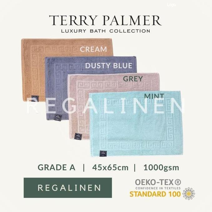 Banfososhop99 - Keset Terry Palmer Premium 45X65Cm Handuk Kaki Katun Tebal 1Gsm Home Sweet Home Hsh 