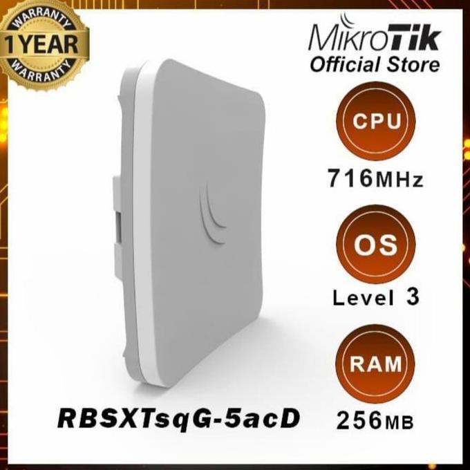 NEW Mikrotik RBSXTsqG-5acD RB SXTsqG 5acD SXTsq Lite5 Lite 5 ac