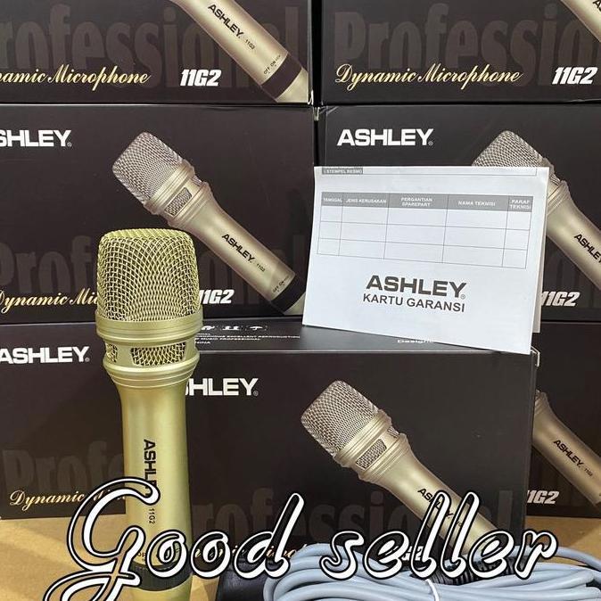 Singover- Mic Kabel Ashley 11G2 Original Kualitas Terbaik Metal Microphone