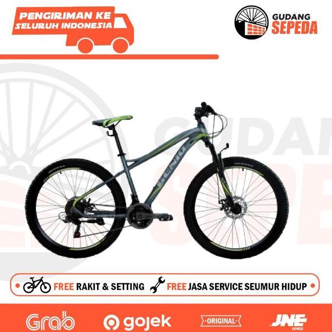 Terlaris Sepeda Gunung Mtb Genio M-347 27,5 Inch 24 Speed By United Garansi Sni