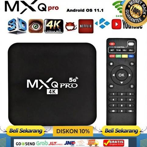 HOT SALE Android tv box MXQ pro 4K -5G tv Box Android 10.1os RAM 8GB ROM 128GB STB 4K Smart Tv Box P