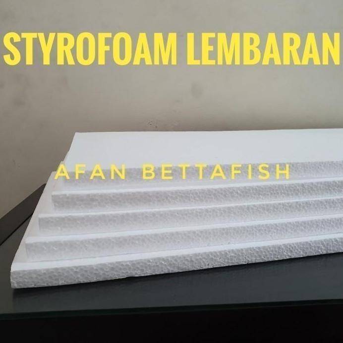 Styrofoam Lembaran Hard 2 m x 1 m x 5 cm Tebal Sterefoam 5cm Hard