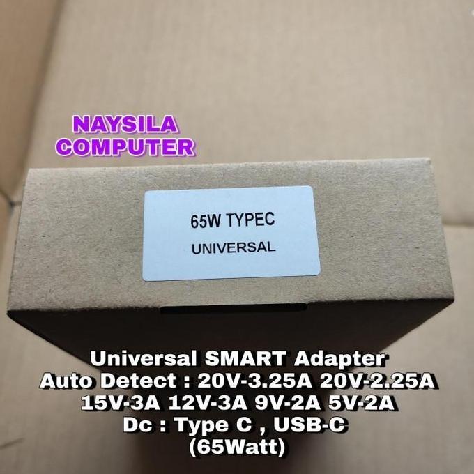 DR209 >> Adaptor Charger Laptop HP Spectre X360 13 13-AC Spectre 13 65W USB C