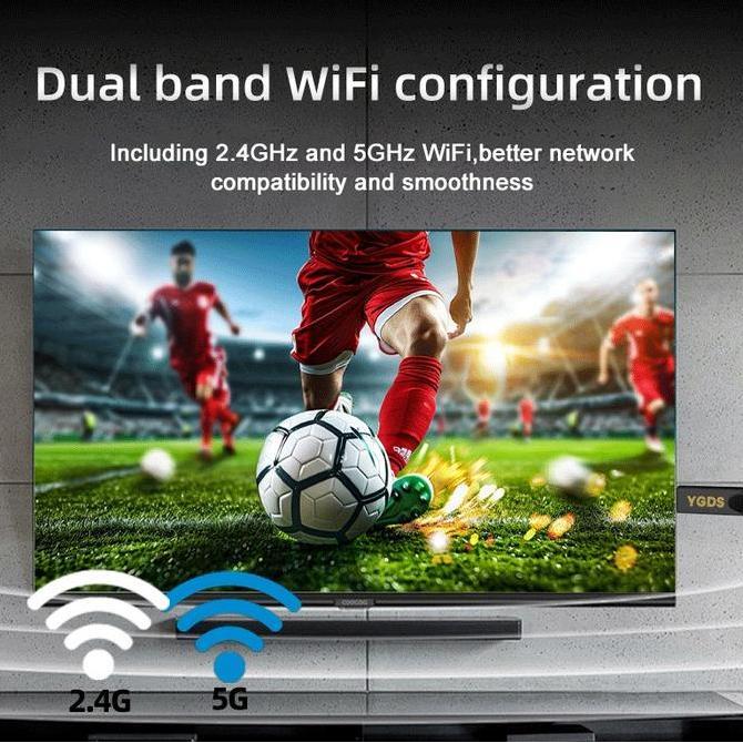 Ready Ygds Mini Smart Tv Stick 4K 5G Wifi 4+32 Android 13.0 Netflix/Youtube Tv Stick Mini Android Tv