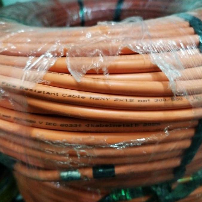 Kabel Frc 2X1,5Mm 2X1,5 Mm Meteran / Eceran Merk Kabelmetal Atau Setara