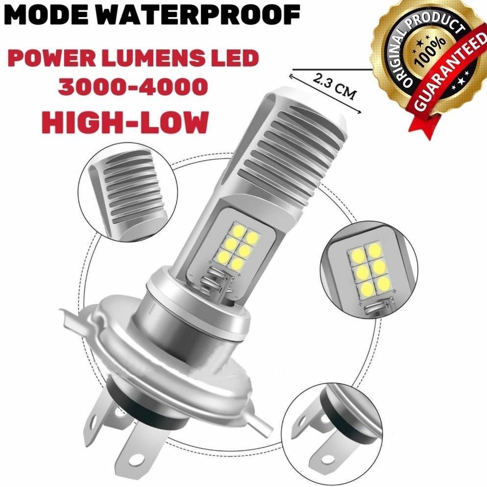 TERBARU LAMPU DEPAN LED MOTOR HONDA SCOOPY FI 2012-2017 SUPER TERANG ORIGINAL H4