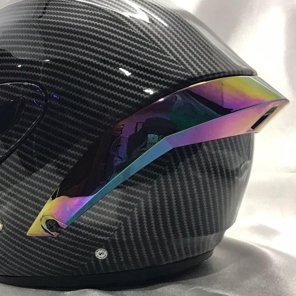 NEW Spoiler Helm / Spoiler Helm Kyoto / Spoiler RSV Lengkap Dengan Baut / Spoiler Lem 3M Untuk Semua