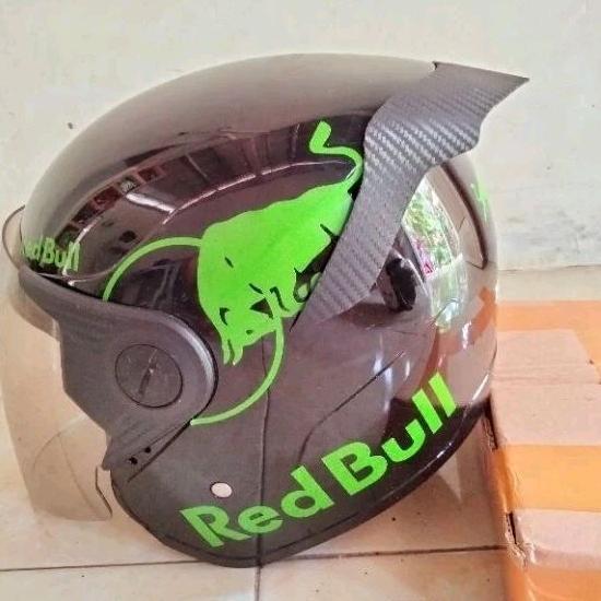 HOT DEALS spoiler helm TRX Honda PCX, motif carbone