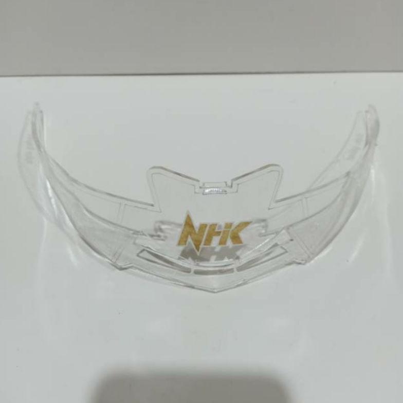 CUCI GUDANG Spoiler NHK Gp1000 / spoiler helm nhk gp1000 r75 Hitam Bening