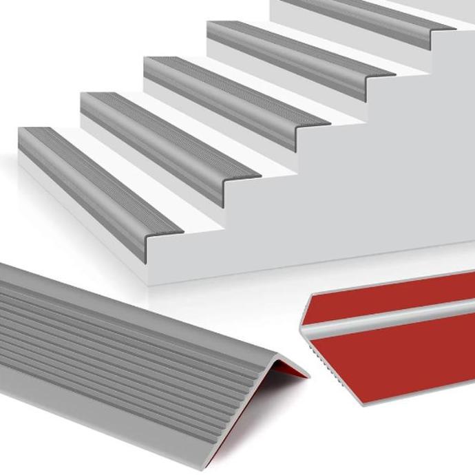 XERANA Pelindung Karet Anak Tangga / Anti slip tangga Pelindung karet anak tangga Step nosing karet