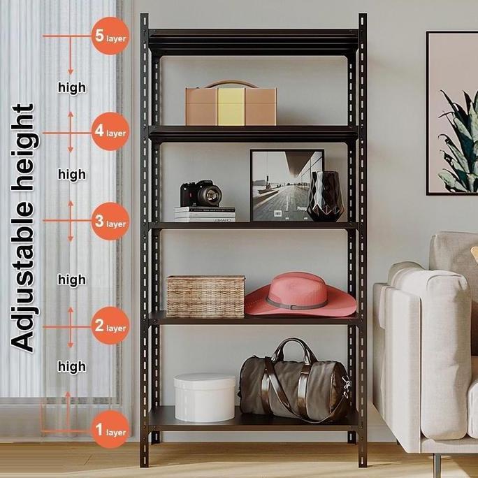 XERANA CZ(Domestic)rak buku besi kukuh,rak besi 4 tingkat,rak buku besi,rak jualan dagangan,rak lema