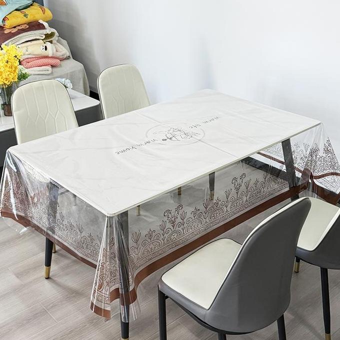 PUPYLO <COD> Loyal Bosque Taplak Meja Transparan Motif Anti Gores Anti Cakar Kucing / Taplak Meja Ma