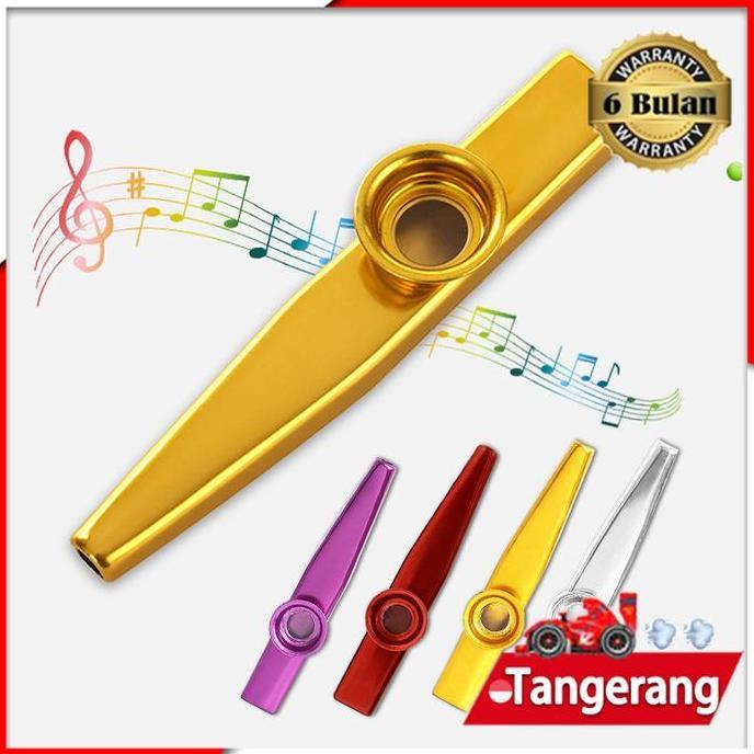 REVALCOM Kazoo Alat Musik Tiup Bahan Metal Aluminium Kazoo Bahan Aluminium