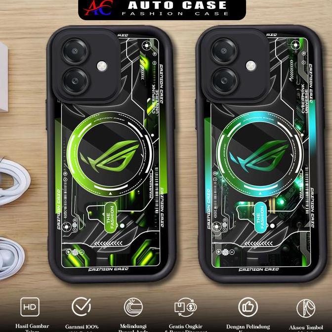 Casing OPO A3X 5G A3 4G Motif ROG Auto case case Hardcase Softcase Anti-Jamur & Tahan Lama Silikon u