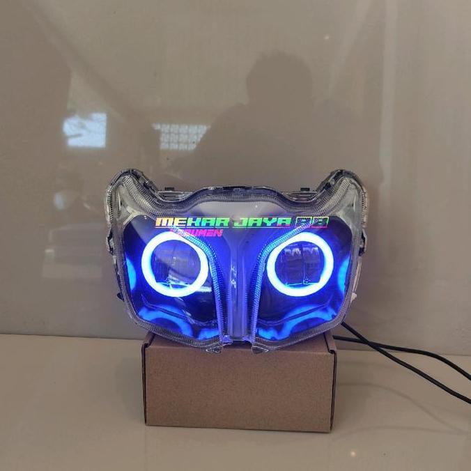 Lampu Daymaker Jupiter Z1 Fi Injeksi Robot Daymaker Senja Biru Bulat Foto Motorcycle Allshop