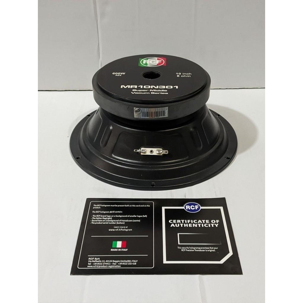 speaker 10 inch RCF MR10N301 VACUMM SERIESS 2,5  INCH ORIGINAL GRADE A /speaker 10 inch middel vakum