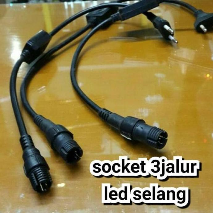 Socket Led selang 3 jalur 10M