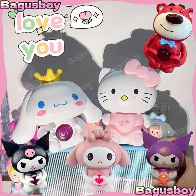 Wxyg- Bagusboy Kado UnikReady Versi I Love You Cinnamoroll Melody Lotso Kuromi Sanrio Led Night Ligh