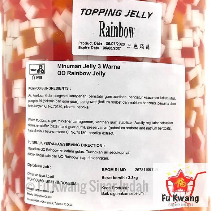 Rainbow Jelly Topping It Pin
