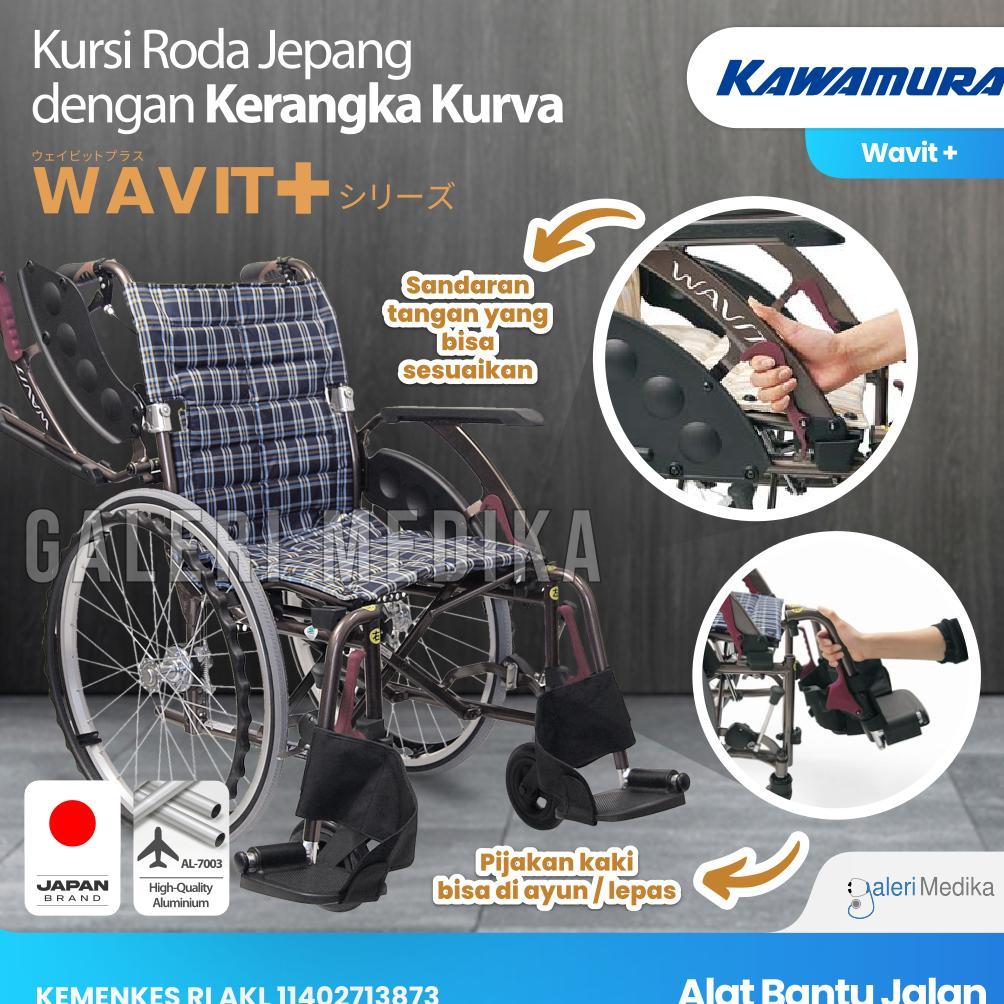 Kawamura Wavit+ Kursi Roda Jepang - Ergonomic Wheelchair