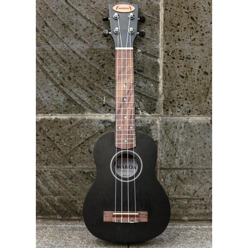 Altwill- Ukulele Soprano Makoa Hitam Doff Original Dapat Sertifikat