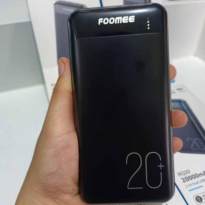 TERLARIS POWER BANK Foomee FAST CHARGING 20.000 mAh RQ20 dual USB 2.1A MAX